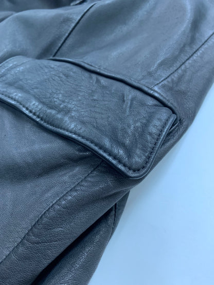 シシ レザージャケット M ブラック テーラード ITSP0KM9HWVS