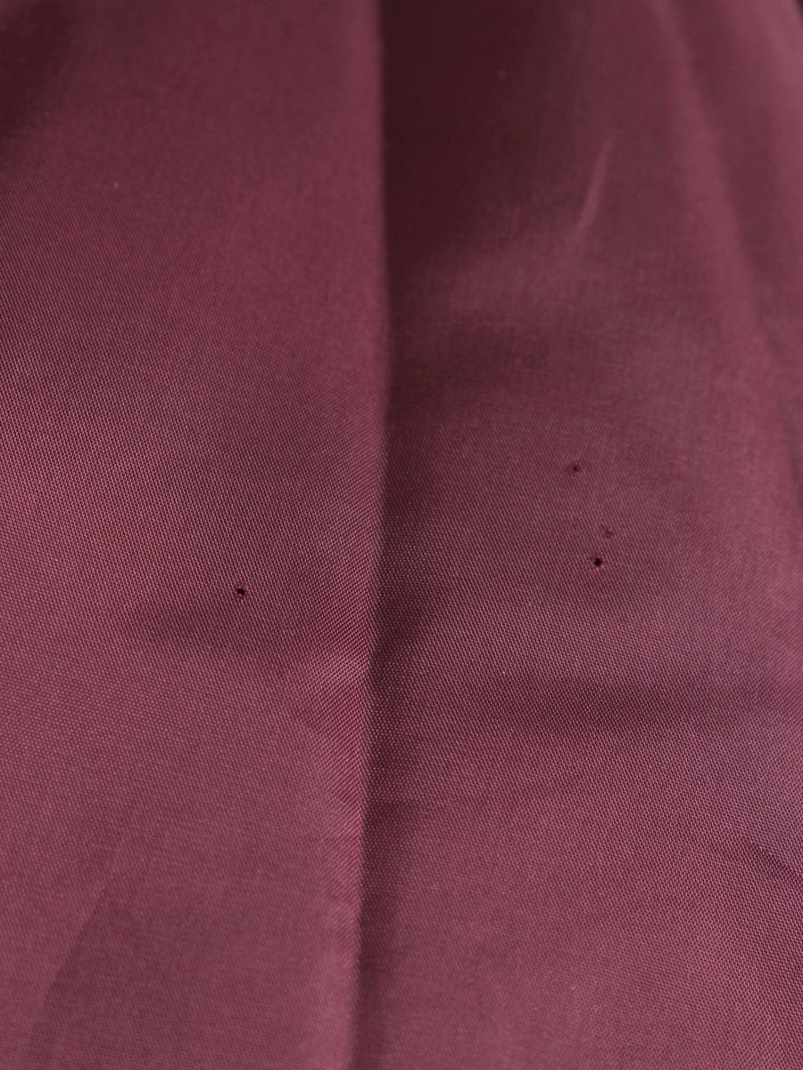 エムズグレイシー 817563 スカート 36 ワインレッド チェック ウール リボン ITTU3U3F7YSE