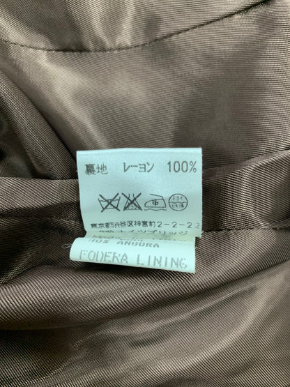 ハロッズ HR-11 コート 40 ブラウン アンゴラウール IT338BOQKMJ8 【SALE】