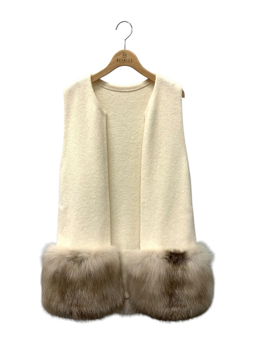 フォクシーブティック Gilet Snow Mist  36299 ベスト F ホワイト フォックスファー ITA70EAGJJDU
