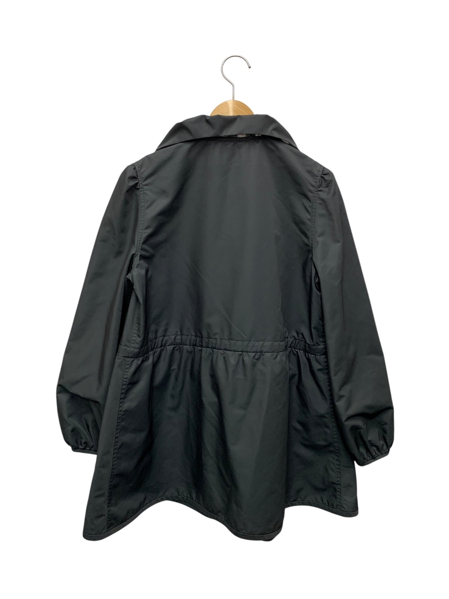 エムズグレイシー 514109 ジャケット 38 ブラック ナイロン フーディ リバーシブル チェック柄 ITRS76I991OC