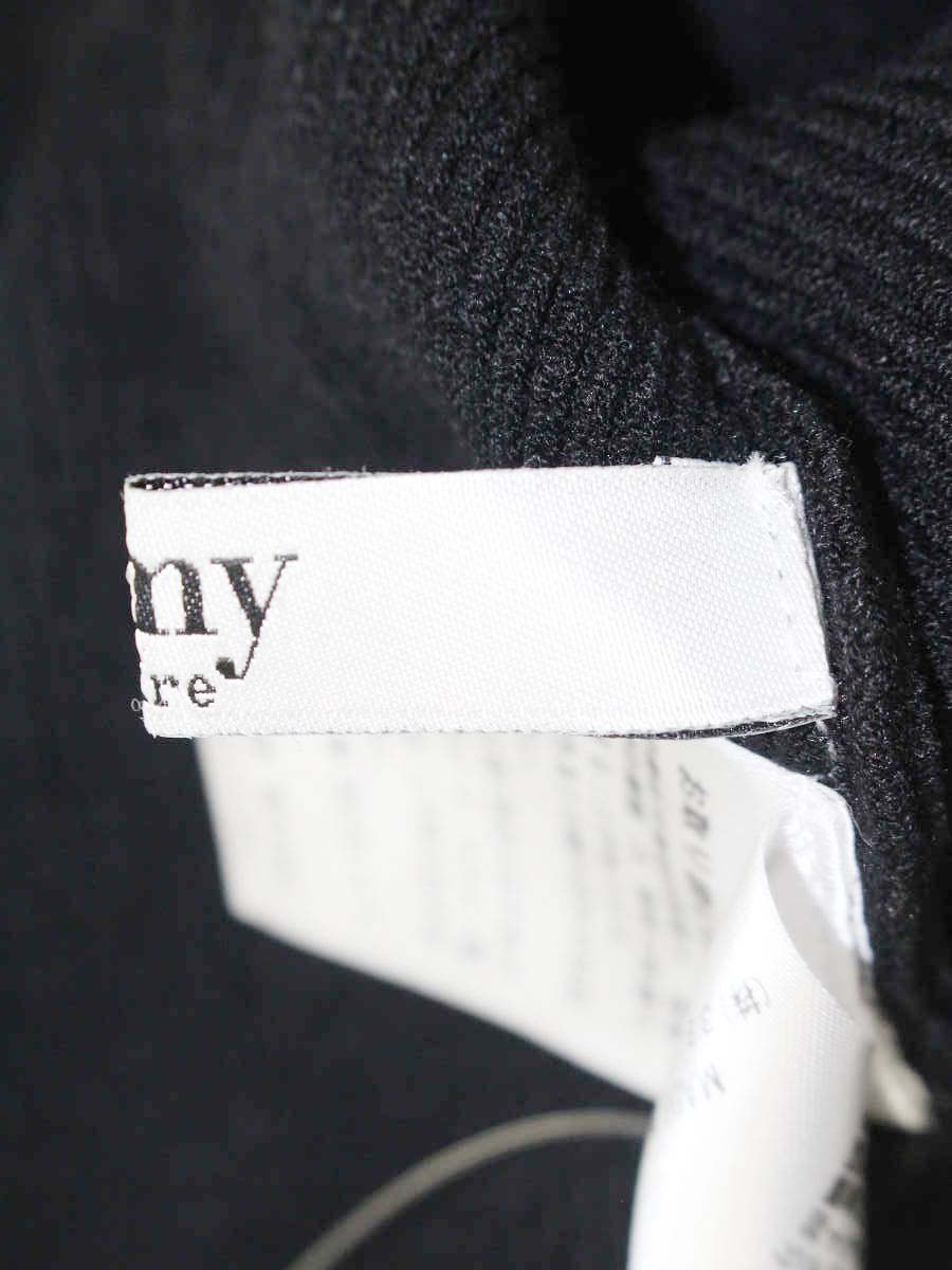 エイミーイストワール フラワーエンブロイダリースリットニット 1119411409-0 F ブラック 2019AW ITIAEQ9YF99C