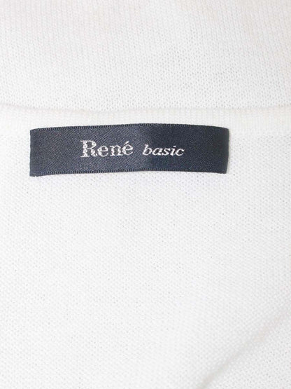 ルネ 5922160 カーディガン 36 ホワイト パフスリーブ ITGN4Z4NBA14