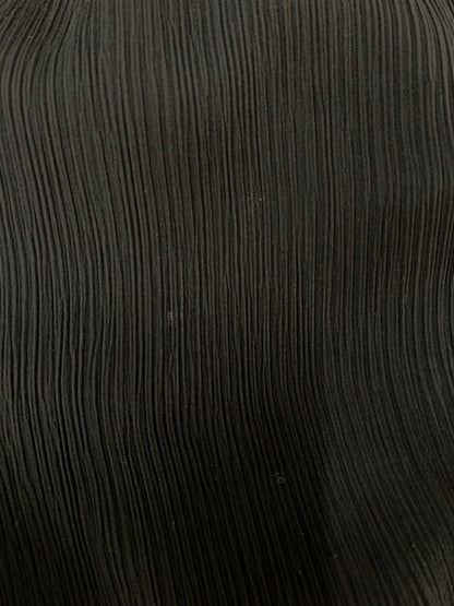 アディアム Sleeveless Plisse Dress 41808 ワンピース 0 ブラック フリル IT510QJ3VEZ5