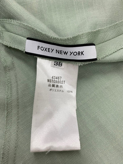 フォクシーニューヨーク Top Bon Vie 43467 トップス 38 グリーン ITRSXX9MT08M