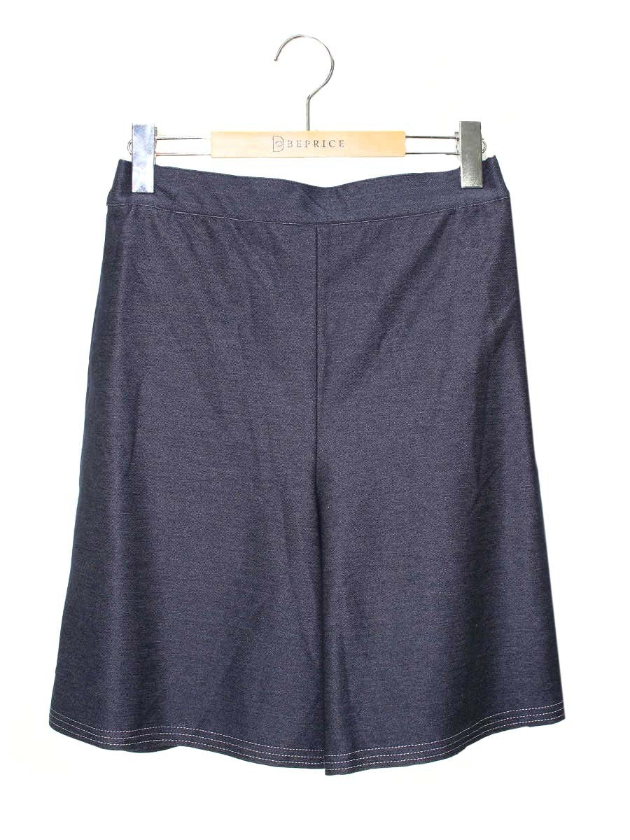 エムズグレイシー 316105 ショートパンツ 38 ネイビー デニム風 ITDSAJRXXNQ0
