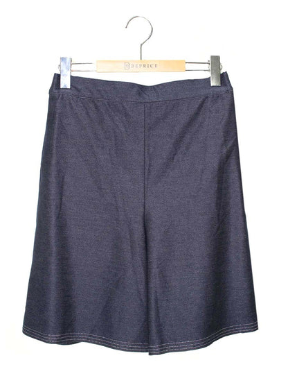 エムズグレイシー 316105 ショートパンツ 38 ネイビー デニム風 ITDSAJRXXNQ0