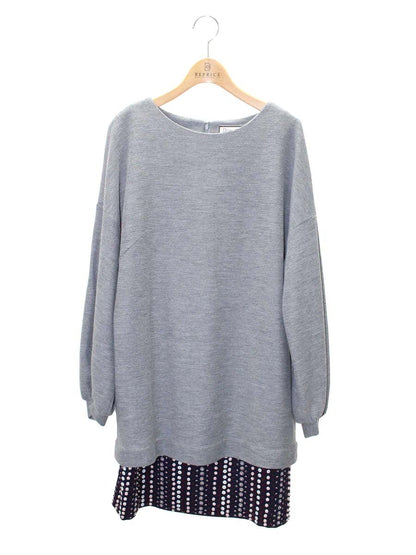 ダイアグラム 36331088-0 ワンピース 36 グレー スパンコール ITAQ55XD0TQ0