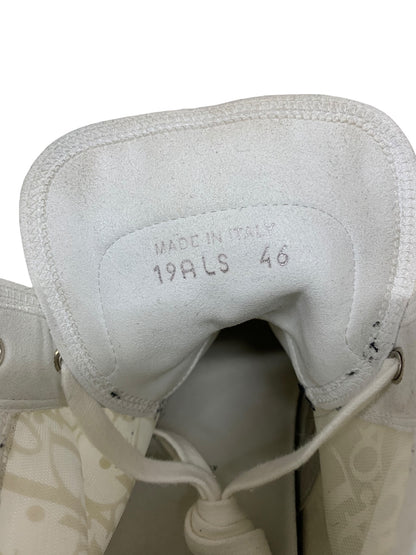 ディオール B23HT OBLIQUE TRANSEPARENCY 3SH118YNT スニーカー 46 ホワイト オブリーク ハイカット ITQKFZFRFK45 【SALE】