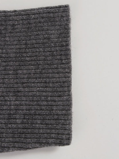 スーパービューティー ワンピース  40 グレー ニット フェイクパール ラインストーン ITQGIYG6WMX6