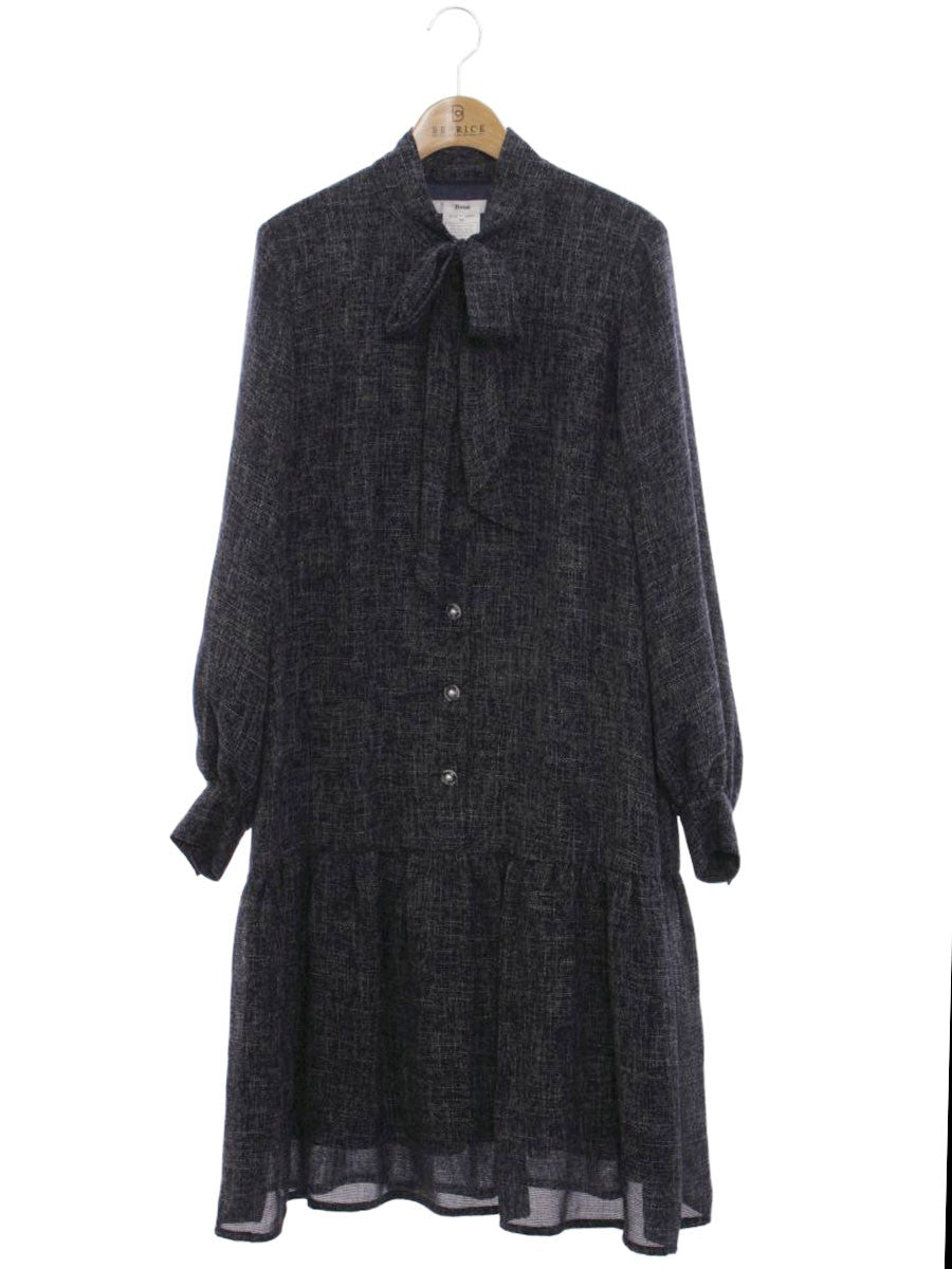 ルネ ツイード フリンジ付き ブラック ワンピース ルネ ツイード フリンジ付き ブラック ワンピース 楽天市場】ルネ rene