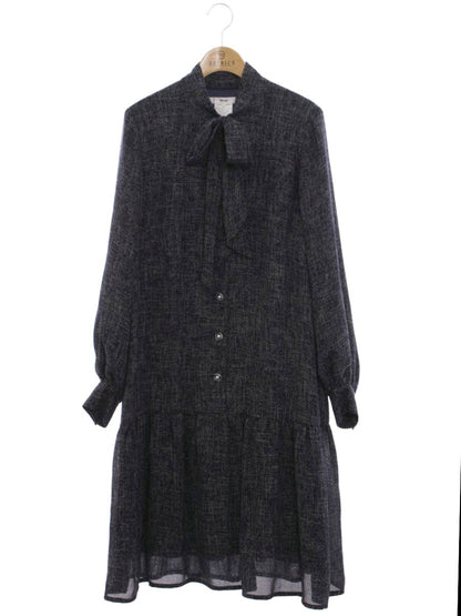 ルネ 6016467 ワンピース 36 ネイビー ボウタイ ITE4T9C24ZPW