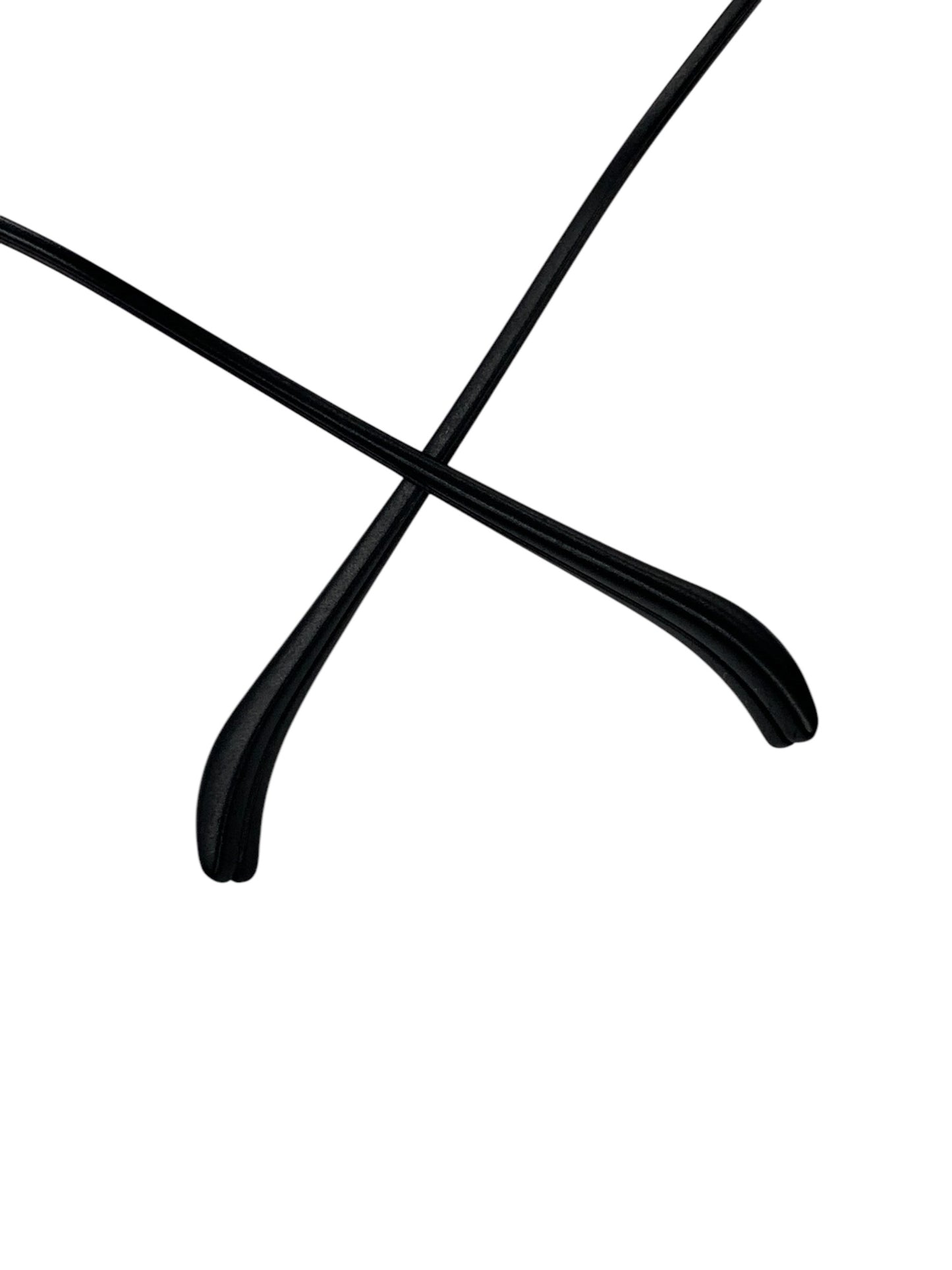 ユウイチトヤマ Ludwig U-148 メガネ ブラック チタンフレーム 台形リム ITDRBG4X9GNE