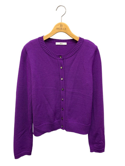 ルネ 6342187 カーディガン 36 パープル ウール ITVY4J8AB84O 【SALE】