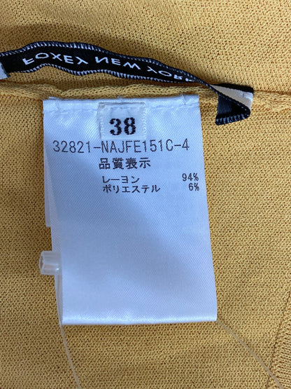 フォクシーニューヨーク Upper Standard アッパースタンダード 32821 カーディガン 38 イエロー ITCAPTFARLF4