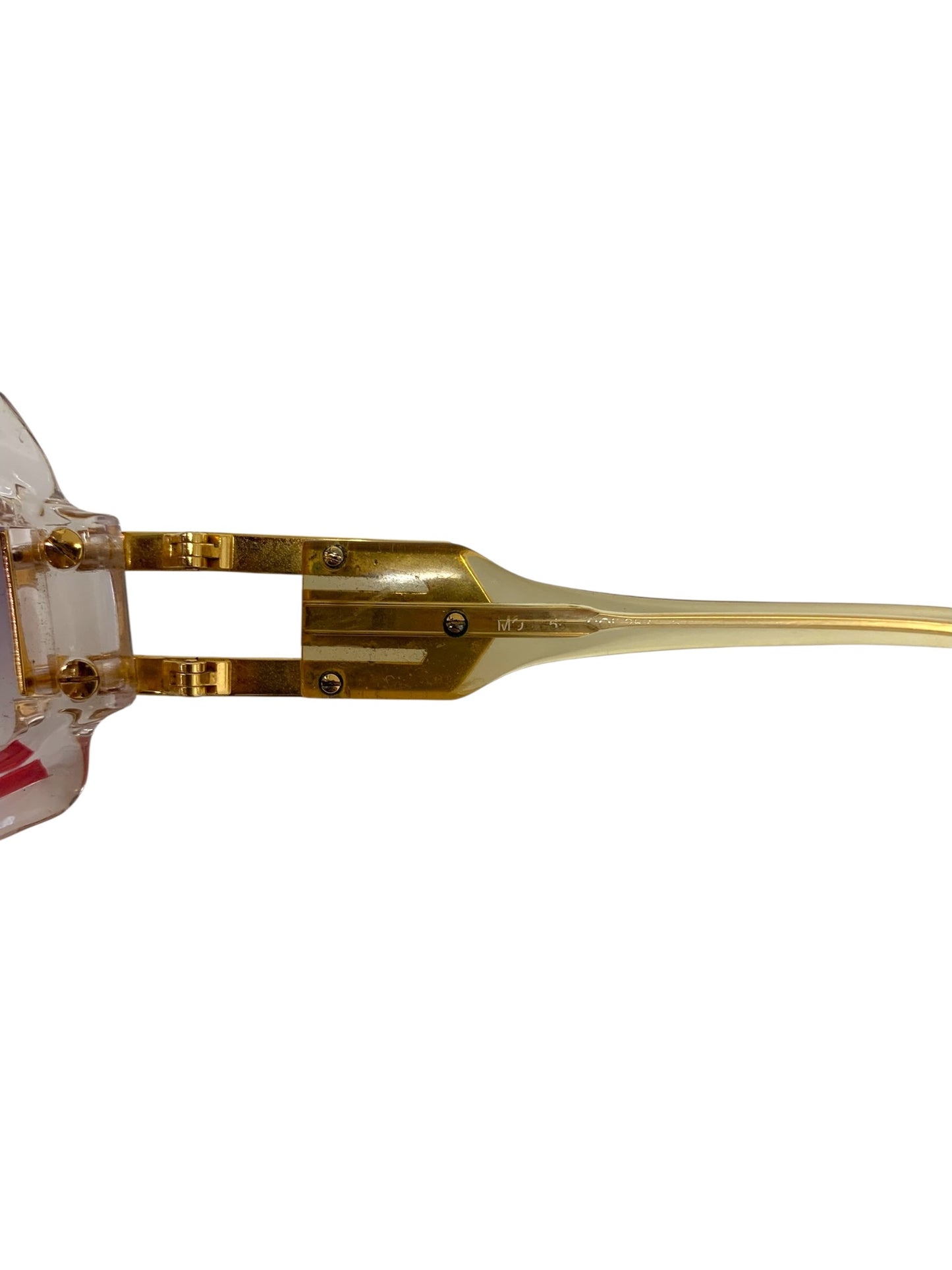 カザール MOD.858 サングラス 透明 セルフレーム ハーフリム（ナイロール）ウェリントン ITPYBX0S7PIC