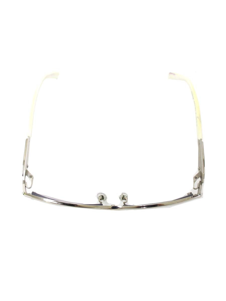 サムライ翔 SS-T29 メガネ シルバー/ホワイト メタルフレーム スクエア ♯1 ITVT05DP0ETY