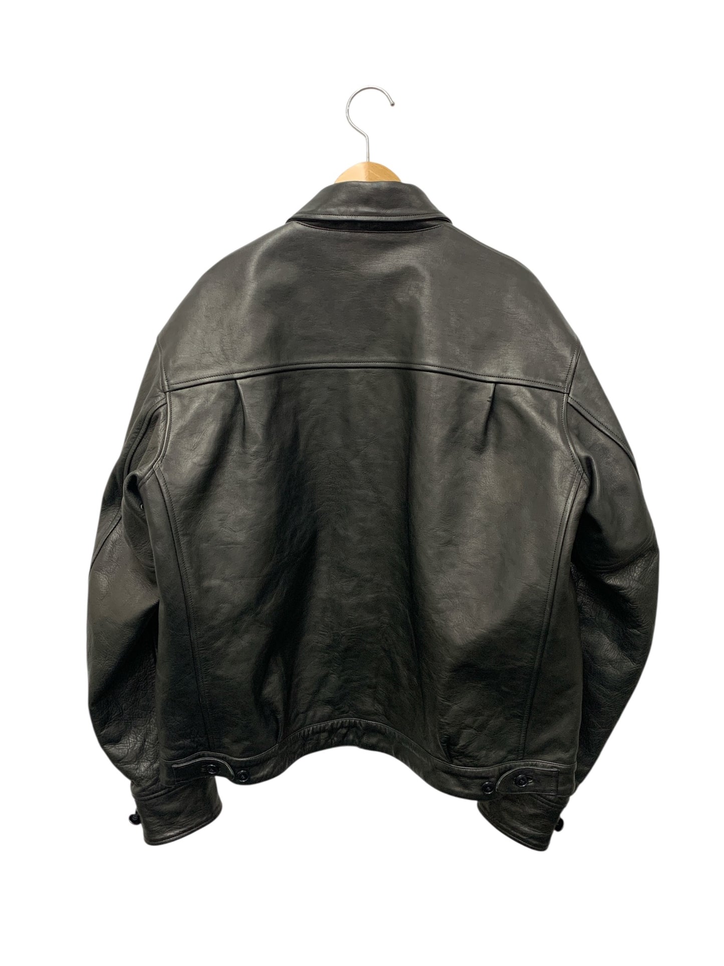 オールドジョー PATINA HORSE-HIDE JEAN JACKET 232OJ-JK19 レザージャケット 38 ブラック ホースハイド 馬革 ITF547EJL59Q