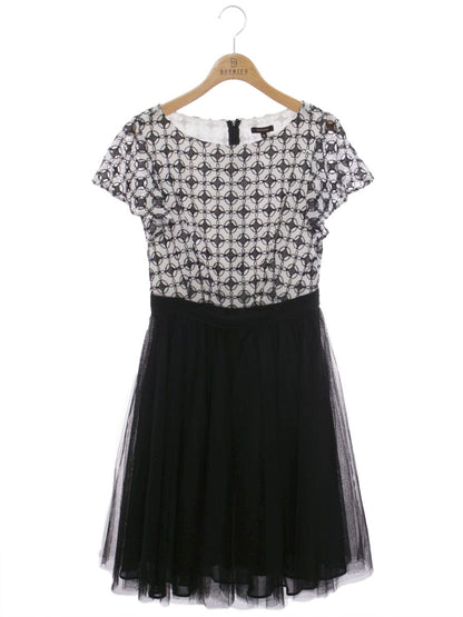 トッカ COPTOHM0340 ワンピース 0 ホワイト/ブラック カットワークフラワー 切替 チュール ITMOKNQWD4VI 【SALE】