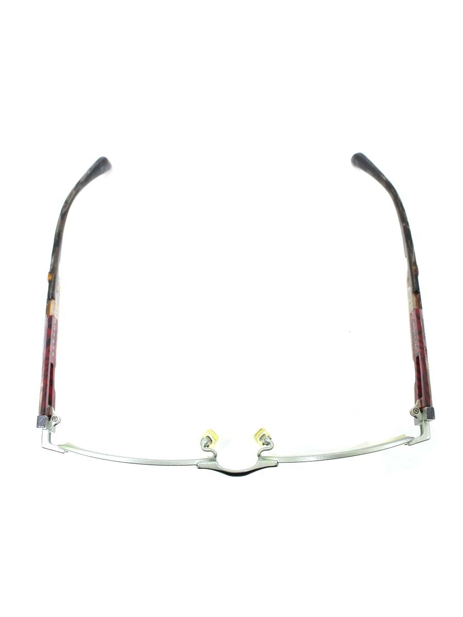 ザ291 R408-4 メガネ グレー/マルチカラー メタルフレーム ハーフリム スクエア ITWR39BM8SI8 【SALE】