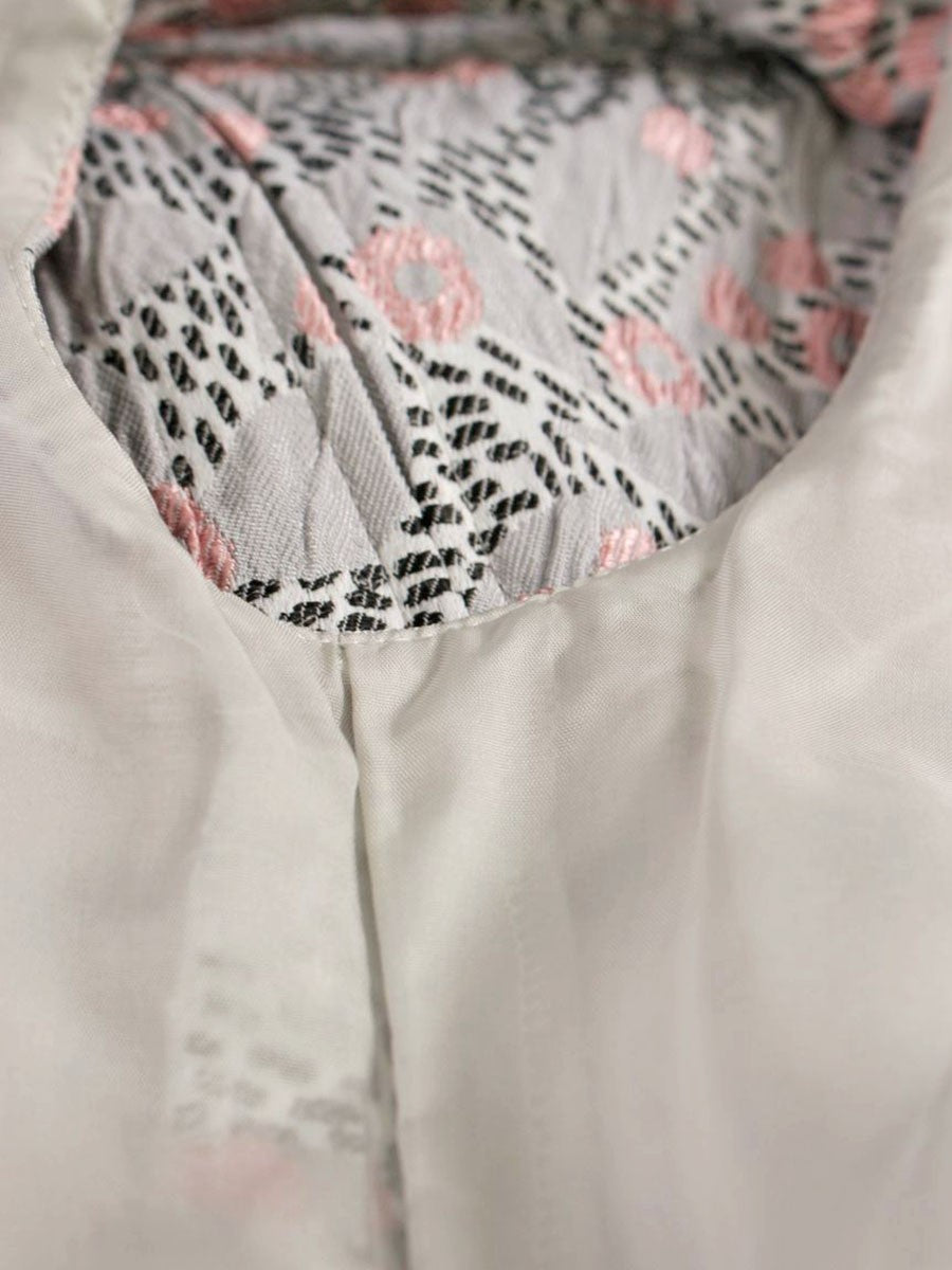 ルネ 6846420 ワンピース 34 グレー ジャガード TISSUE IT2WDHH02VFG