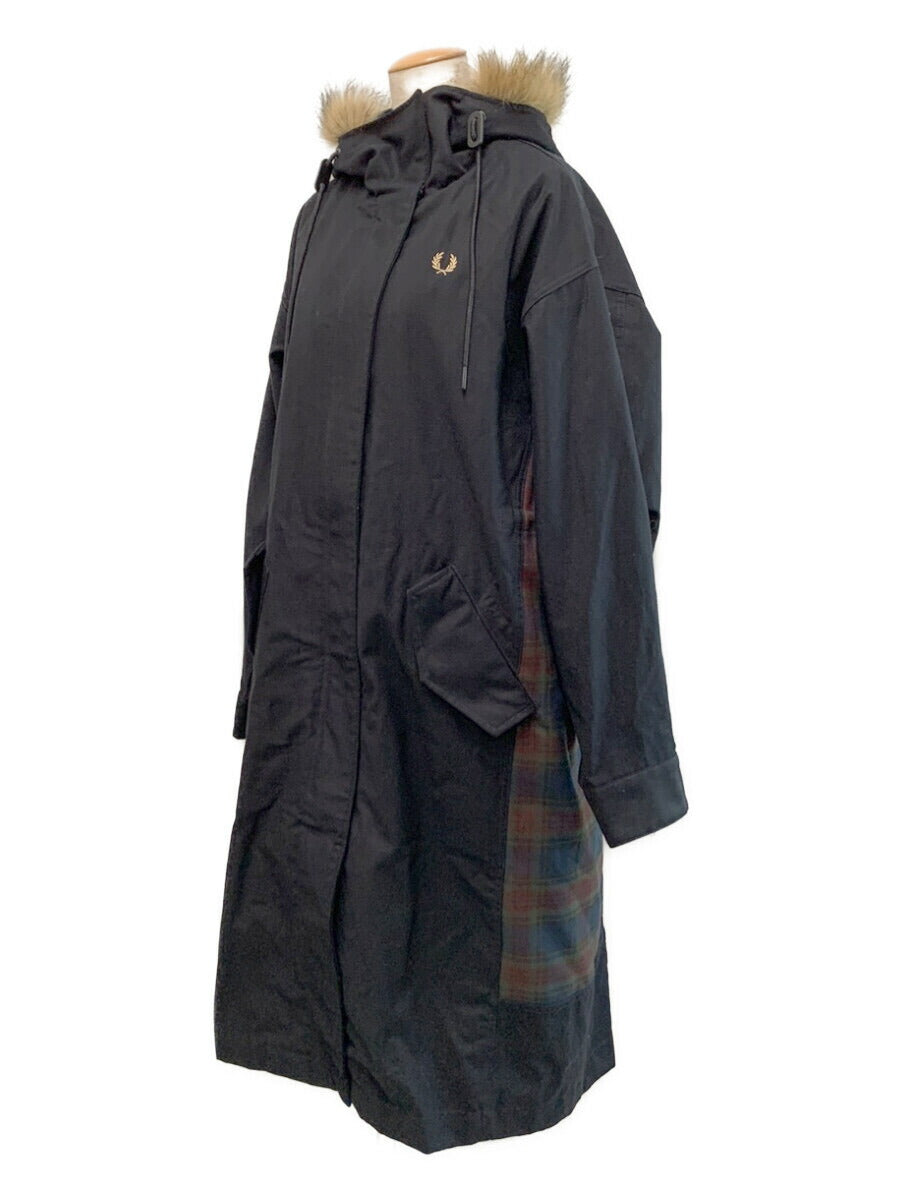 フレッドペリー コート Borg Lined Tartan Panel Parka 