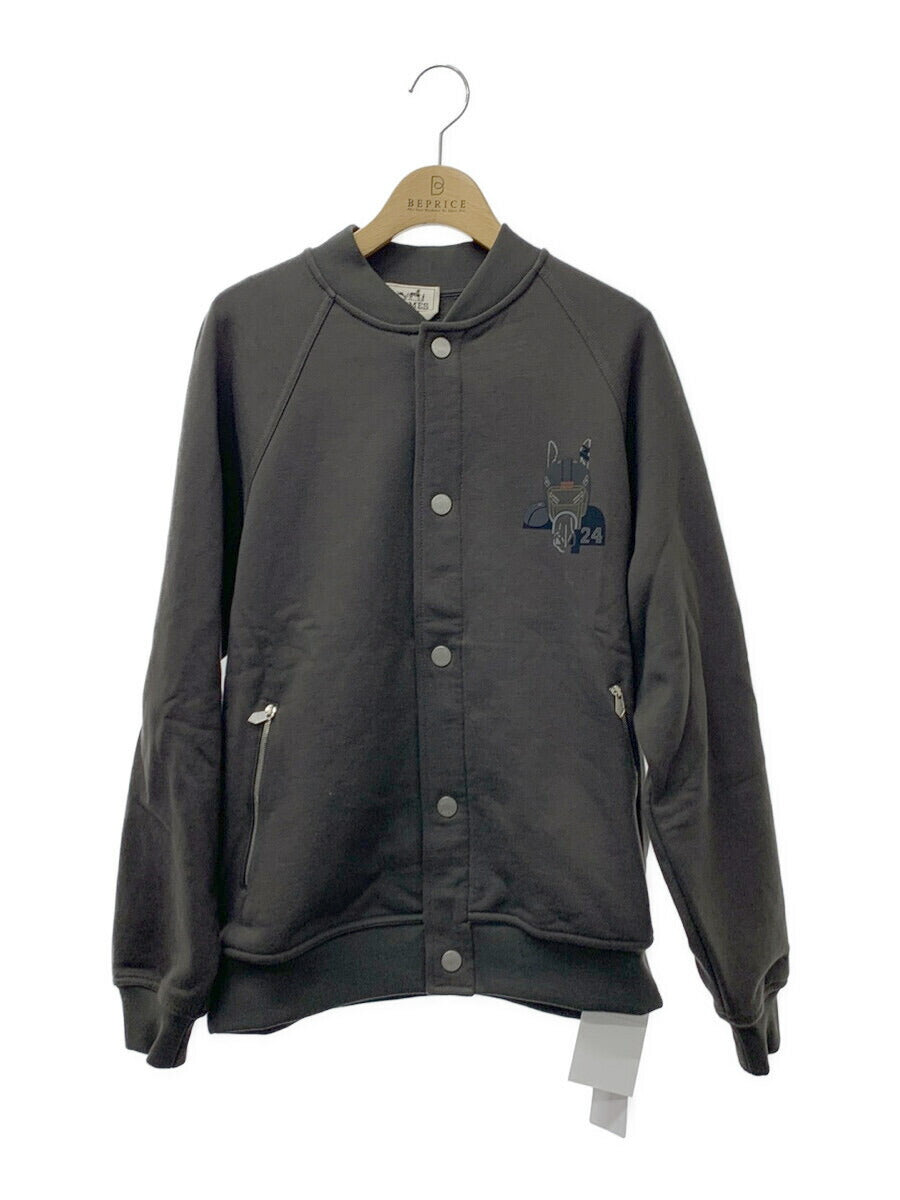 エルメス2023AW ウールシャツジャケット黒袖丈58cm