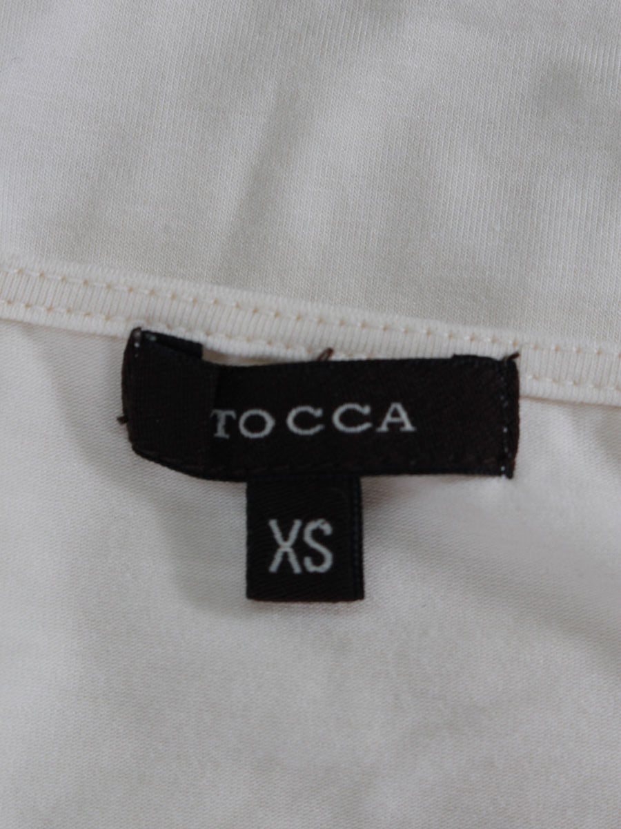 トッカ Tシャツ カットソー リボン 半袖 XS