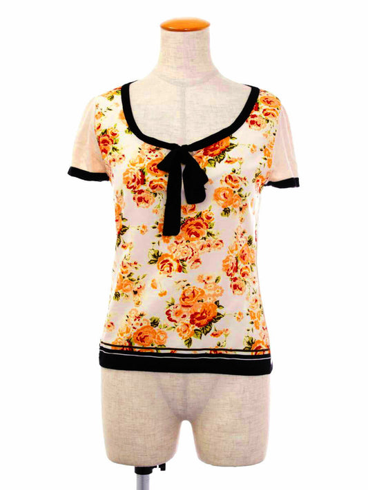 トッカ Tシャツ カットソー フラワーモチーフ 花柄