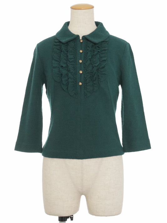 シビラ シャツ ブラウス ウール フリル フリル