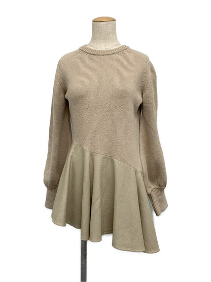 アディアム ニット セーター Asymmetrical Ruffle Sweater 