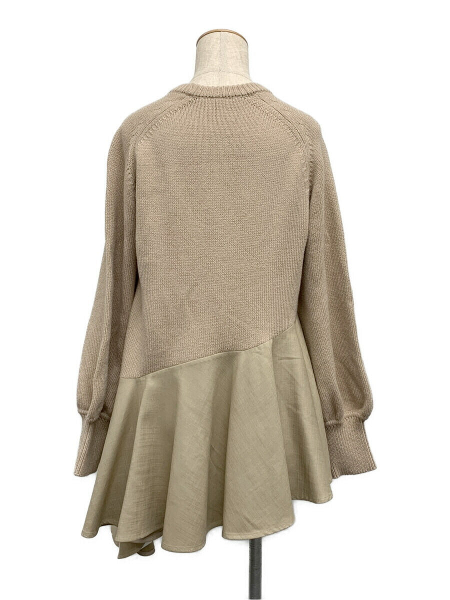 アディアム ニット セーター Asymmetrical Ruffle Sweater 