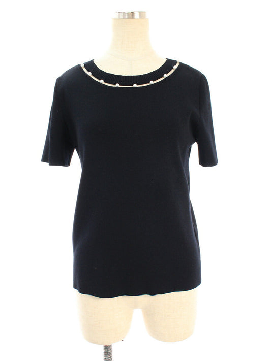 フォクシーブティック ニット セーター 36982 Tpos パール ビジュー