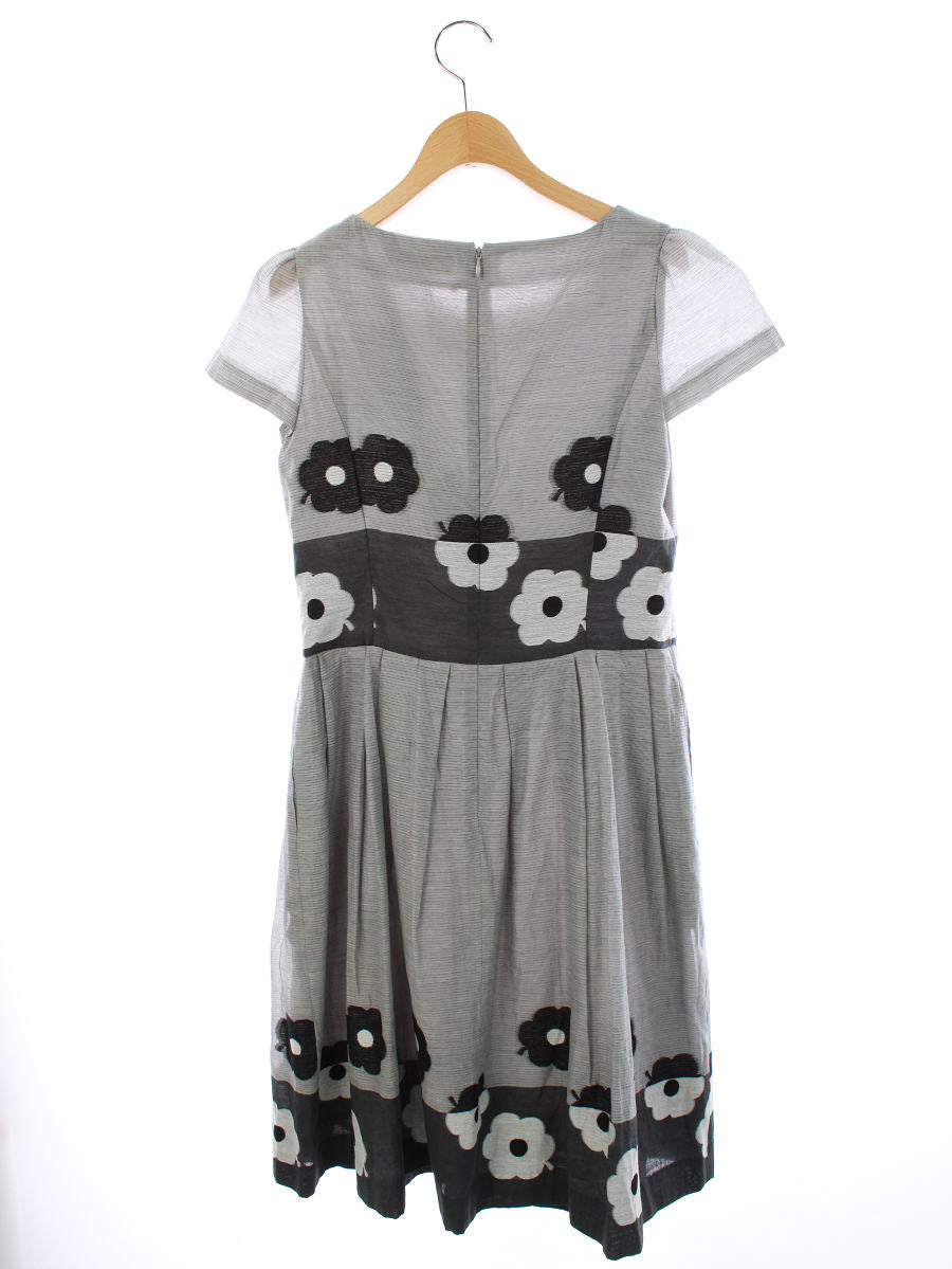 M’S GRACY エムズグレイシー フラワープリントフレアワンピース M'S GRACY エムズグレイシー フラワープリントフレアワンピース