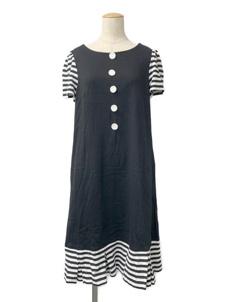 エムズグレイシー ワンピース 無地ｘボーダーカットソー ボーダー