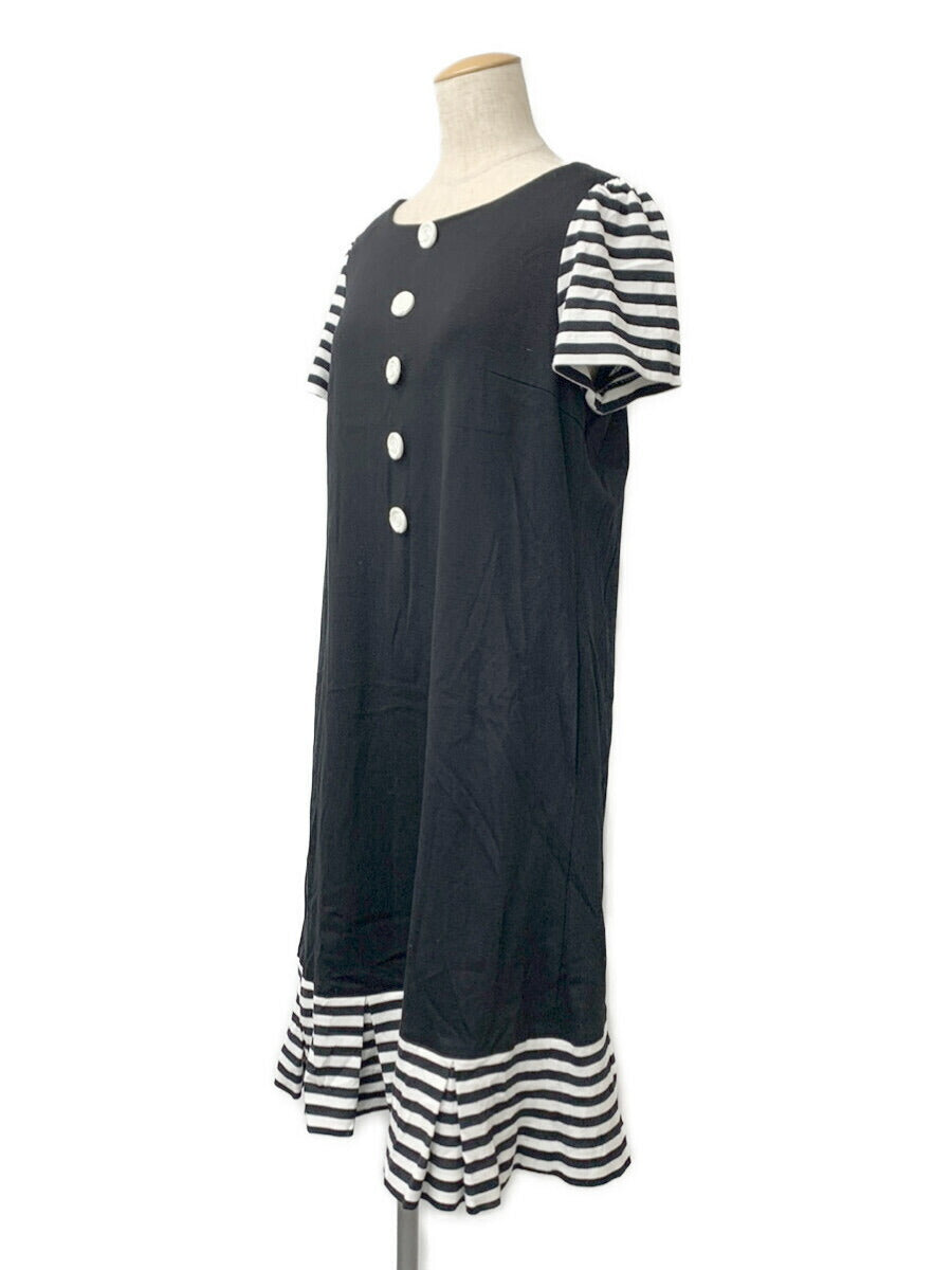 エムズグレイシー ワンピース 無地ｘボーダーカットソー ボーダー