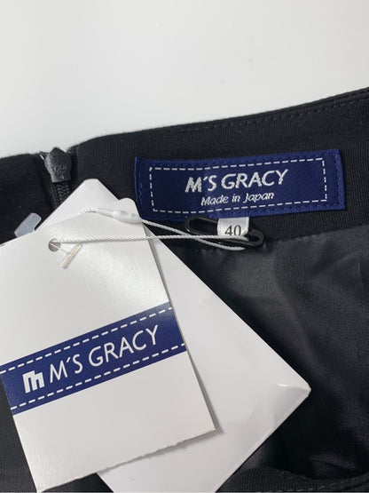 エムズグレイシー ワンピース 無地ｘボーダーカットソー ボーダー