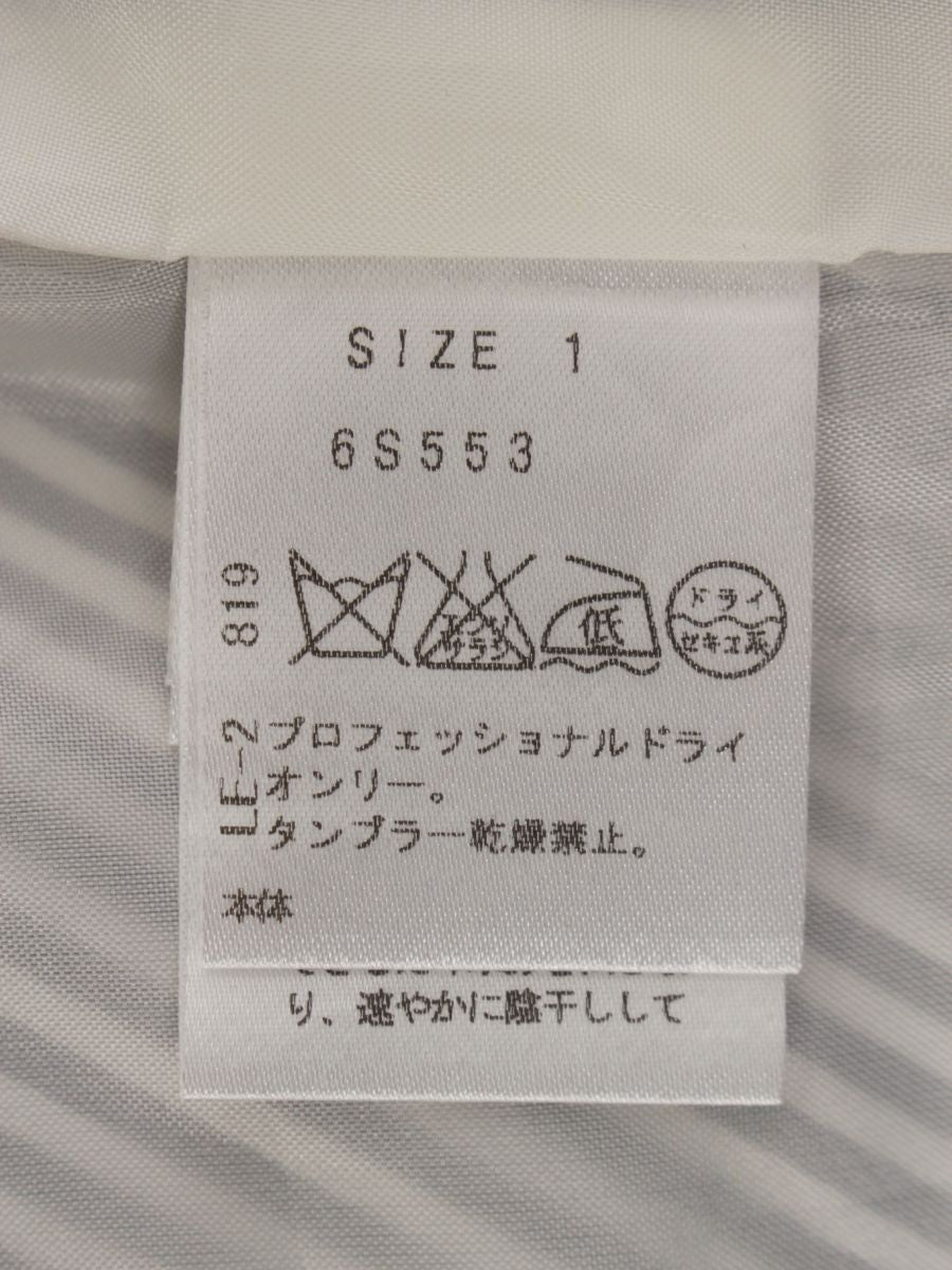 チェスティ ワンピース 切替 カットワーク フラワーモチーフ ストライプ