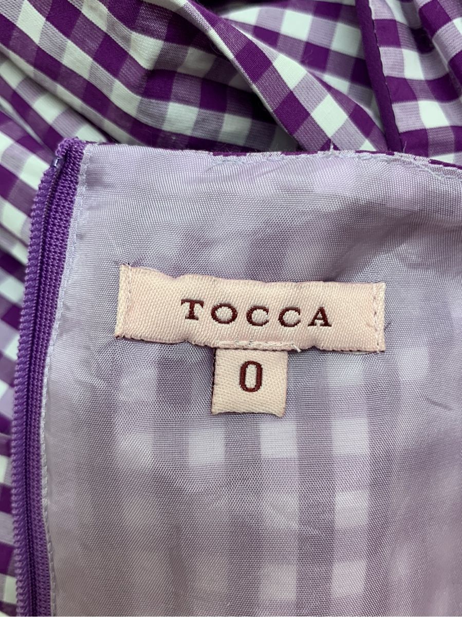 ワンピース【美品】TOCCA ギンガムチェック ワンピース - dgw