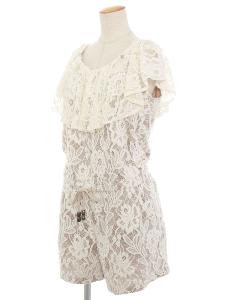 ダイアグラム オーバーオール サロペット フラワーモチーフ 花柄