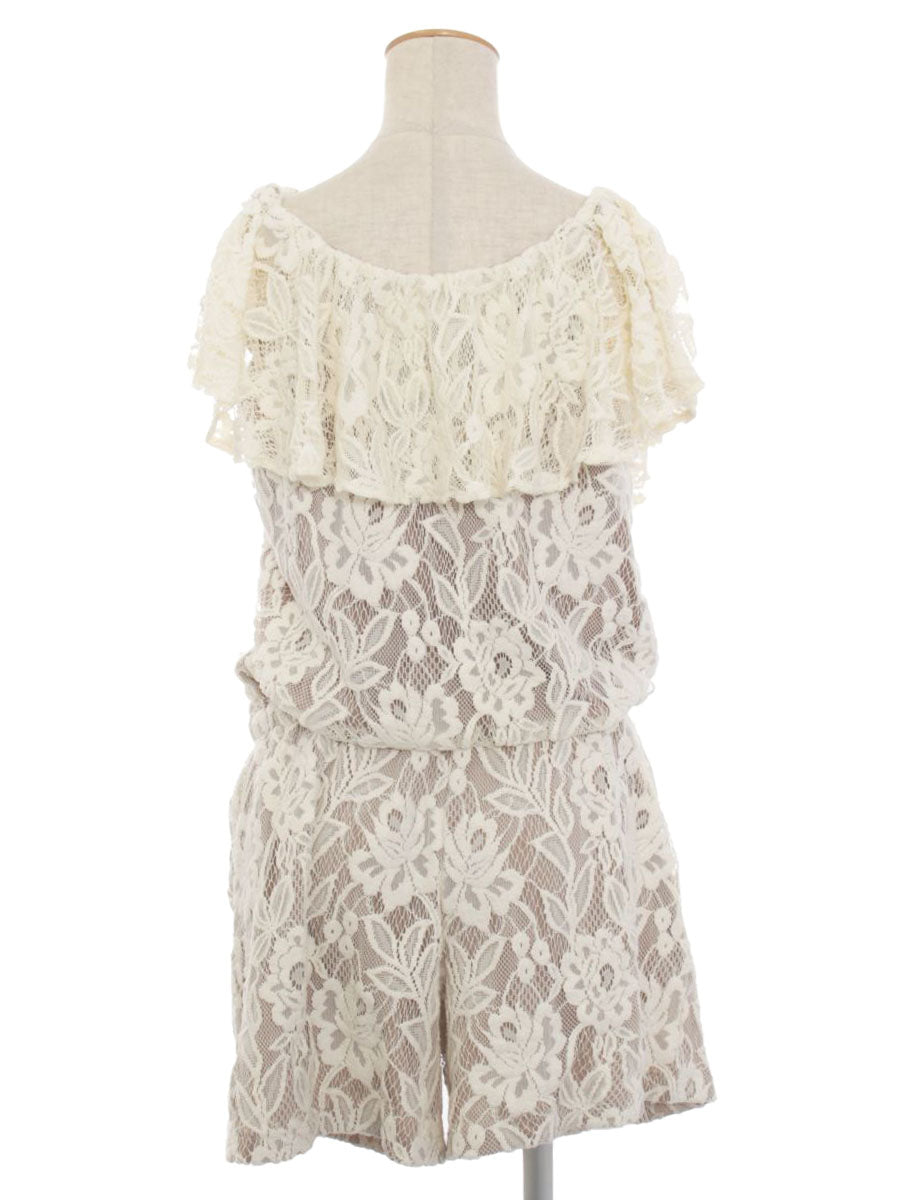 ダイアグラム オーバーオール サロペット フラワーモチーフ 花柄