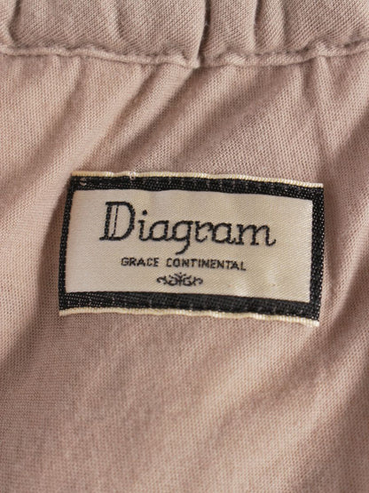 ダイアグラム オーバーオール サロペット フラワーモチーフ 花柄