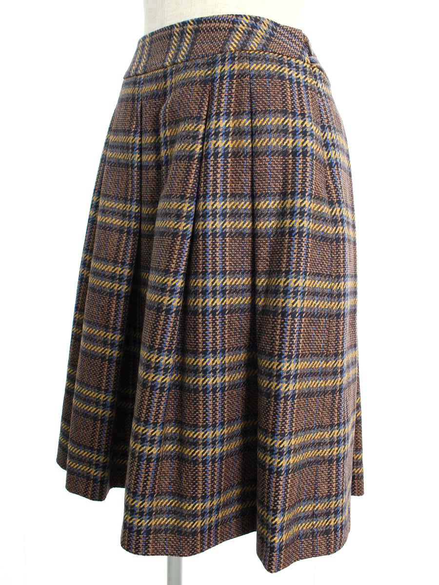 エムズグレイシー スカート French Chic Check Skirt チェック