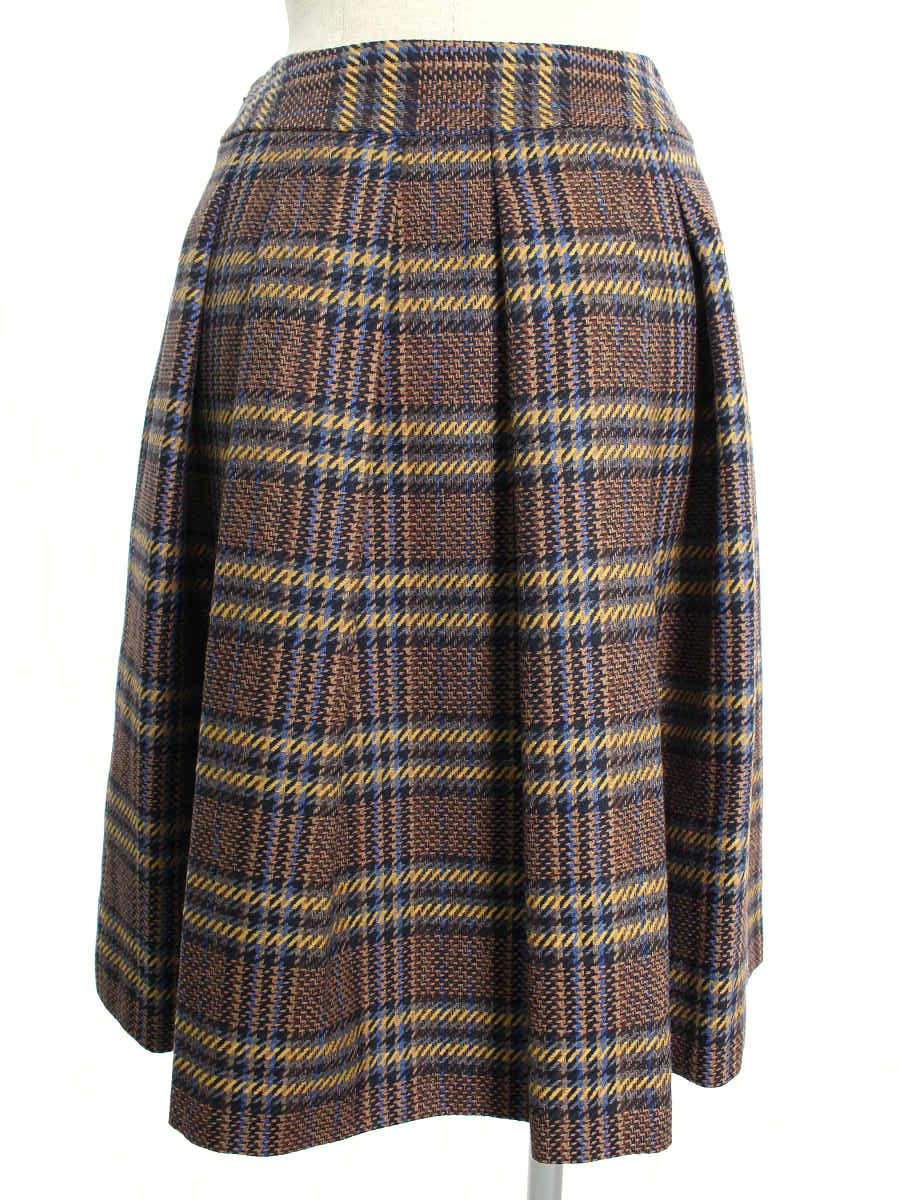 エムズグレイシー スカート French Chic Check Skirt チェック