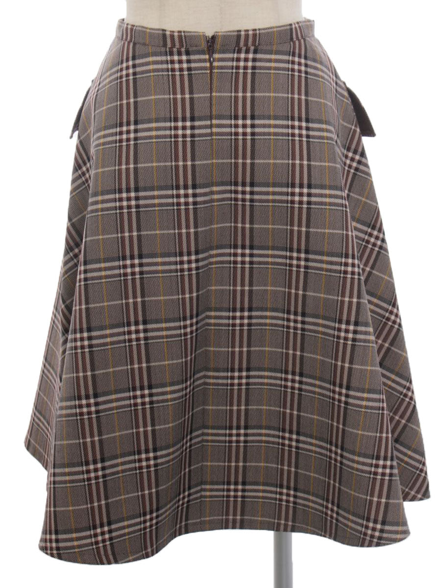 エムズグレイシー スカート British Check Skirt チェック