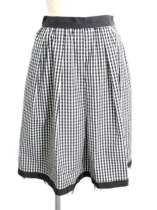 エムズグレイシー スカート Gingham Check Skirt チェック