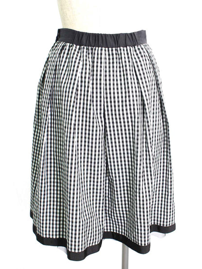 エムズグレイシー スカート Gingham Check Skirt チェック