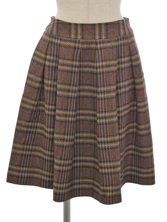 エムズグレイシー スカート French Chic Check Skirt チェック