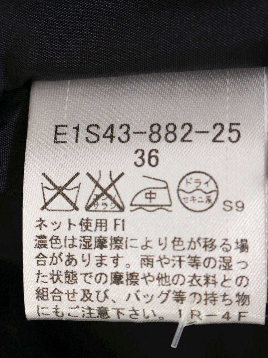 バーバリーブルーレーベル スカート ウール レザー チェック | ビー