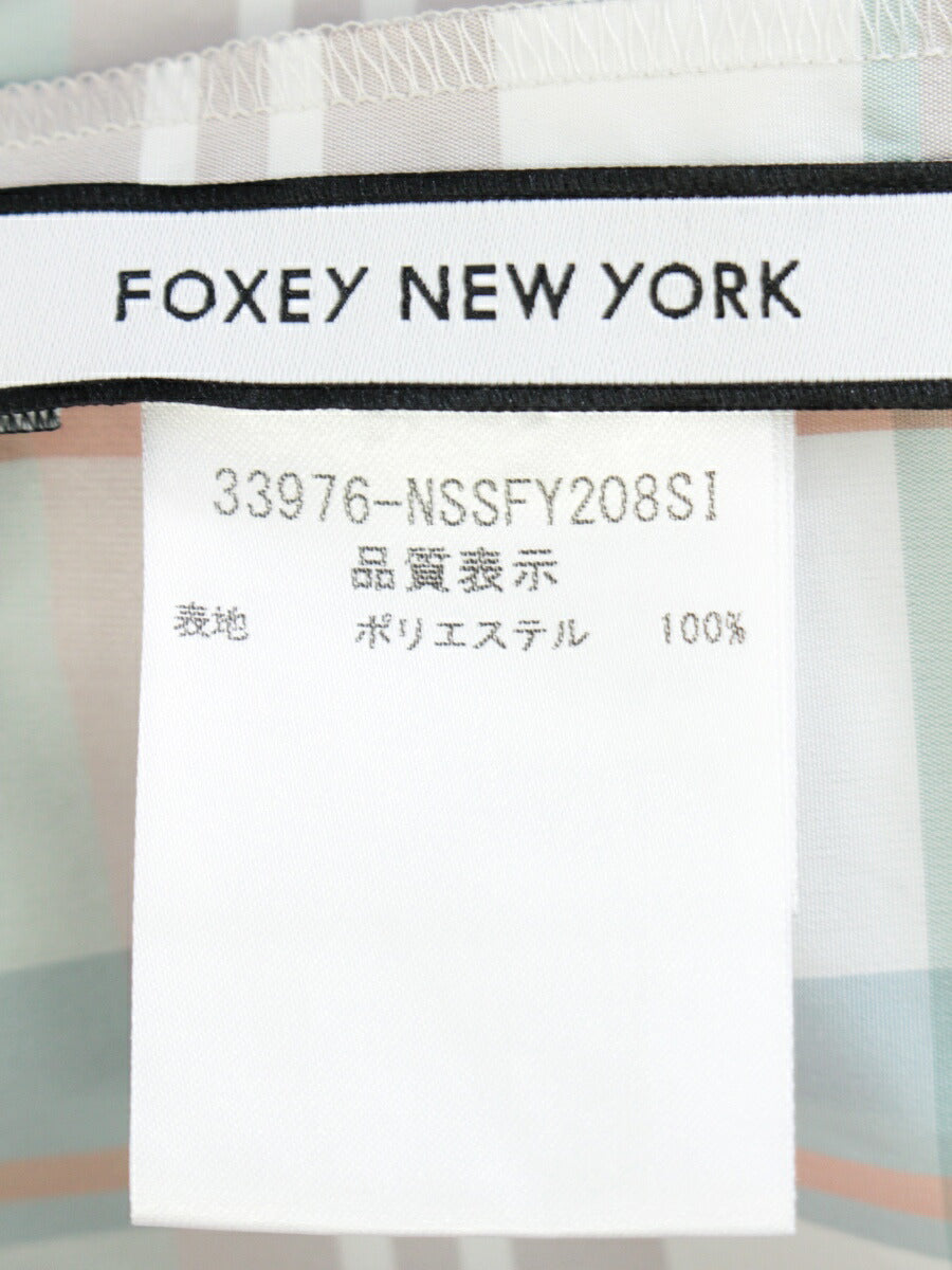 フォクシーニューヨーク スカート 33976 フレンチ チェック